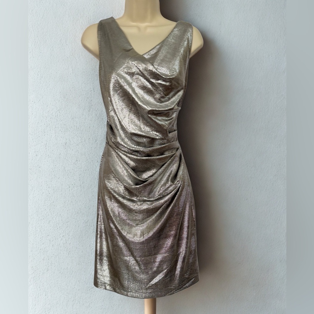 Vince Camuto Metallic Mini Dress